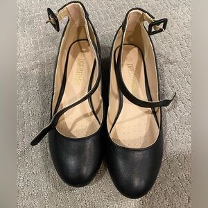 Dream Pairs Revona Low Wedge Ankle Strap Flats